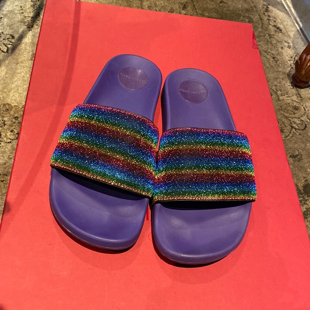 Marc Jacobs Sparkling Slides Not Used Extremely C… - image 1